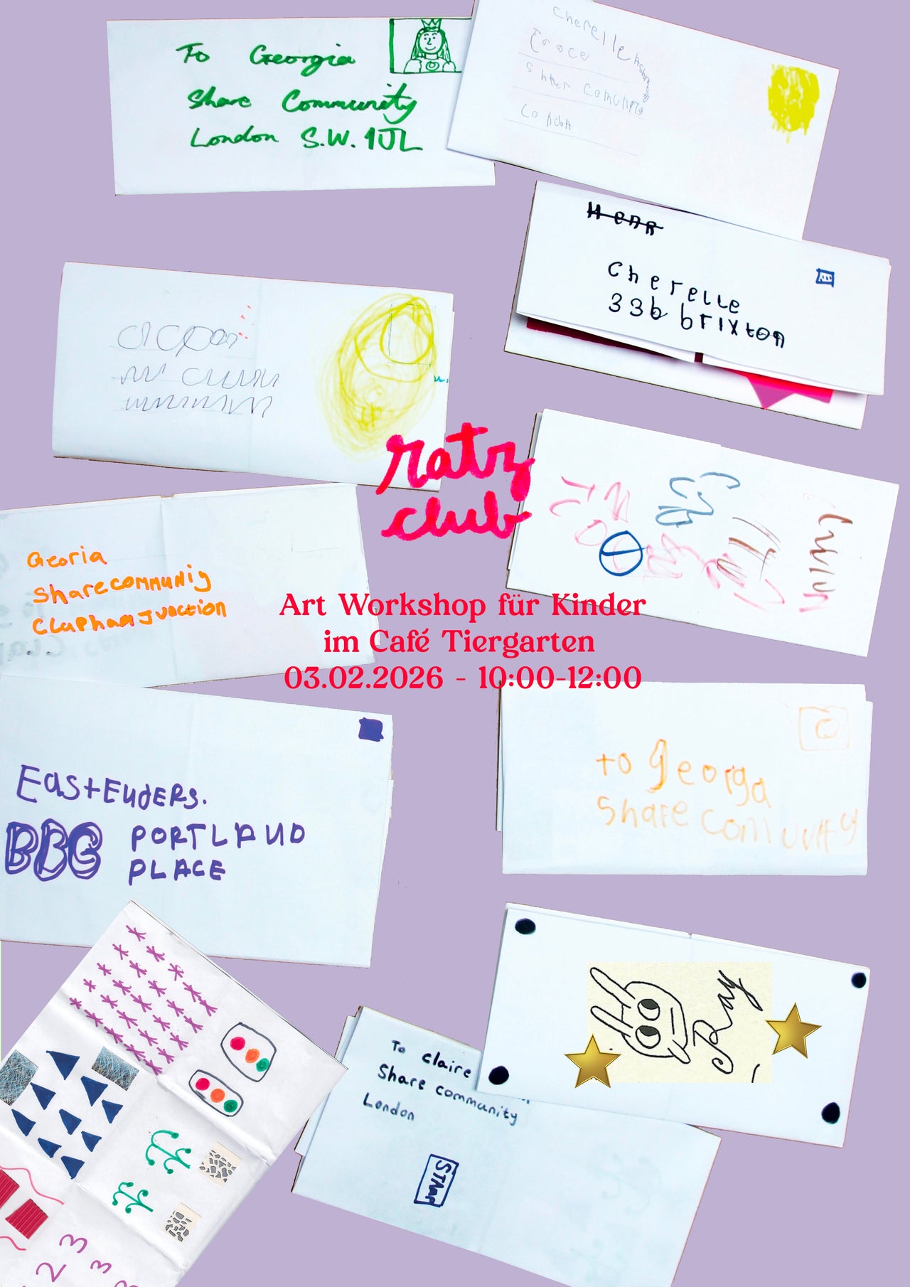 Kunst-Workshop für Kinder (DE / FR) mit Madeleine Duflot | 3 Feb 10-12:00